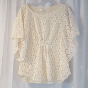 Cream Lace Blouse